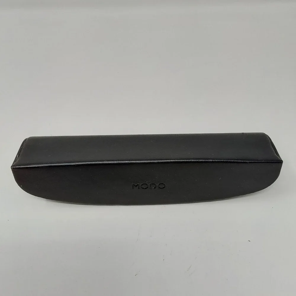 Authentic MODO Eyeglasses Sunglasses Semi-hard Case Black Clamshell Replacement